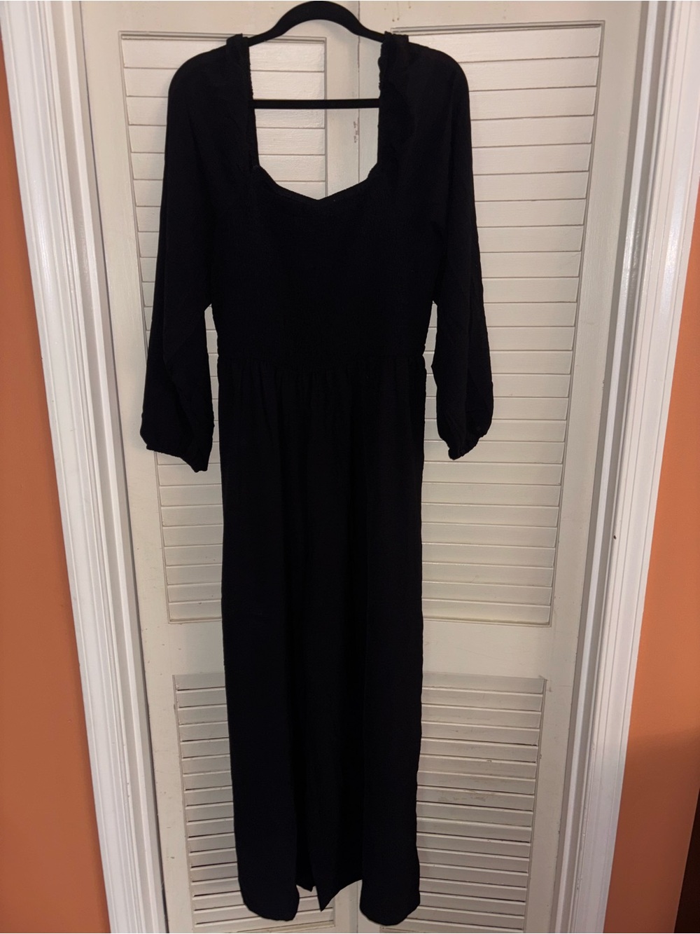 Black Long Sleeve Jumpsuit